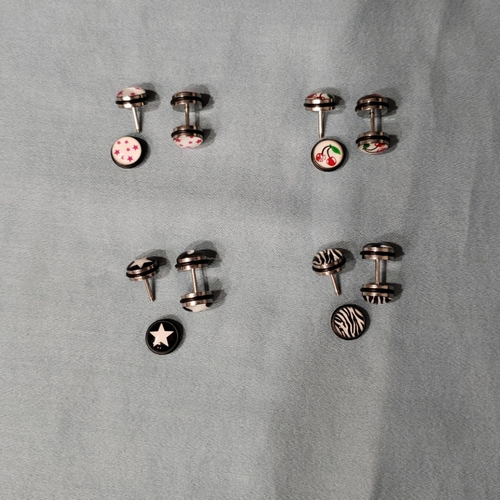 Stud earrings